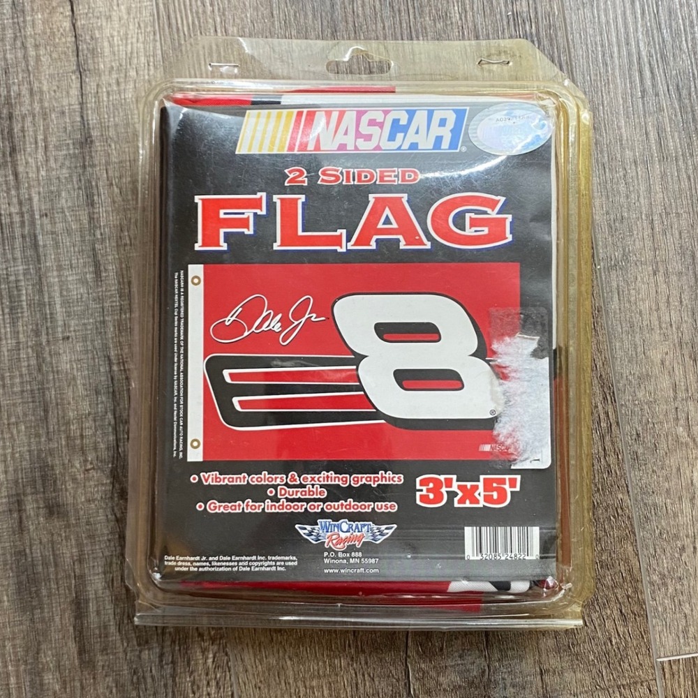 NASCAR Dale Earnhardt Jr 8 WinCraft Racing 2-Sided Flag 3x5 Red White Black